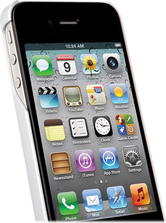 Produktbild Moshi iGlaze Hardcase für iPhone 4/4S Titanium (Apple iPhone 4, Apple iPhone 4s)