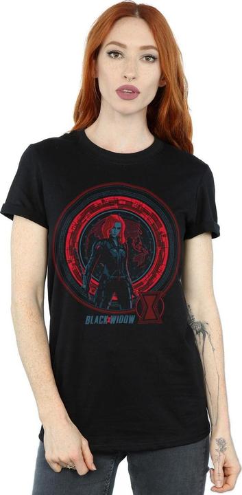 Image du produit - T-shirt BLACK WIDOW MOVIE COMPUTER GLOBE - Femme (5XL)