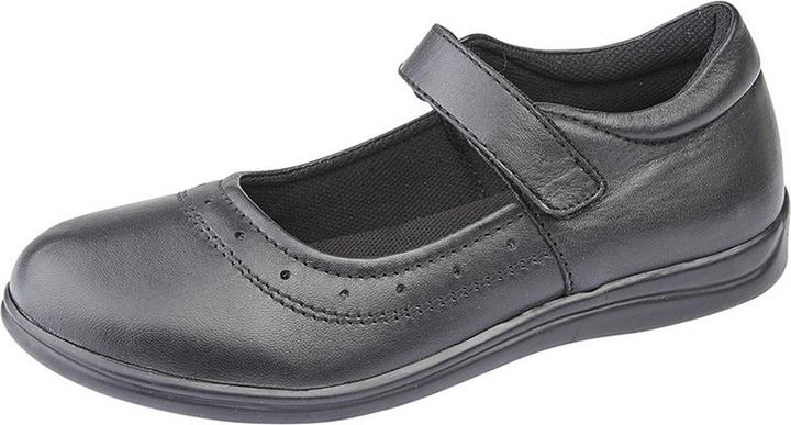 Roamers Mädchen Klettverschluss Lederschuhe