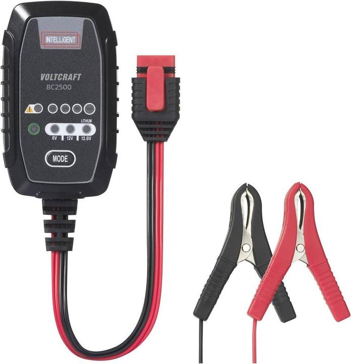Voltcraft BC2500 VC-16015905 Automatikladegerät 6 V, 12 V 2.5 A 2.5 A (12V, 6V, 2.50 A)