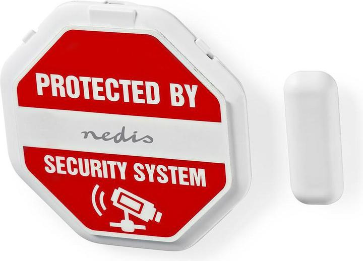 Immagine prodotto Nedis Allarme da porta a finestra alimentato a batteria 2X CR2032 85 dB Bianco
