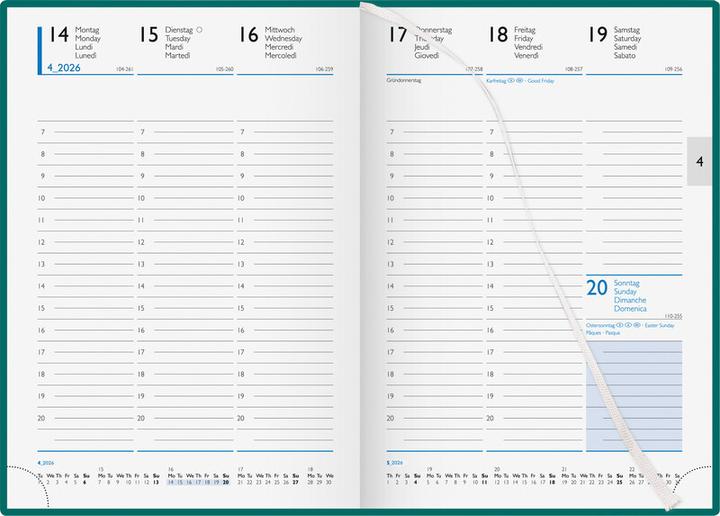 Produktbild Biella Geschäftsagenda Colorful 7 (14.5 x 20.5 cm)