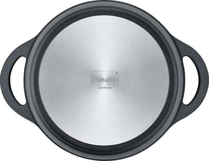 Actual product image Berndes Saucepan VIENNA 20 cm with non-stick coating and glass lid (20 cm, Pot, Cast aluminium)