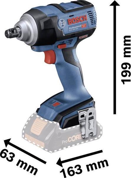 Image du produit Bosch Professional Kit GDS 18V-300 Professional (Fonctionnement sur batterie)
