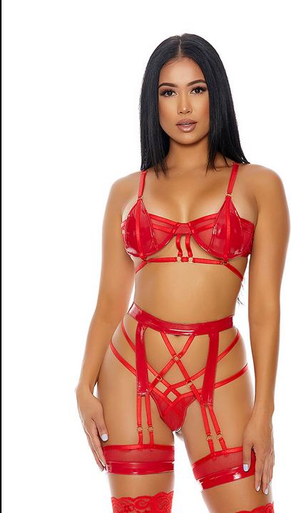 Actual product image Forplay Double The Fun Lingerie Set (XL)