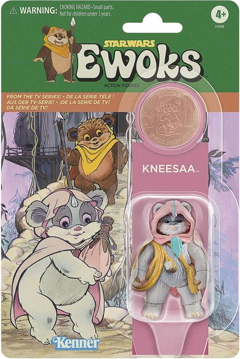 Actual product image Hasbro Star Wars: Ewoks Vintage Collection figurines Wicket W Warrick & Kneesaa 10 cm