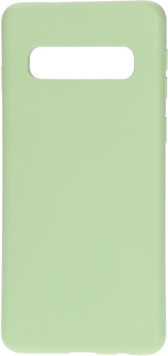 Produktbild Mobiparts Silicone Cover Samsung Galaxy S10 Pistache Green (Samsung Galaxy S10+)