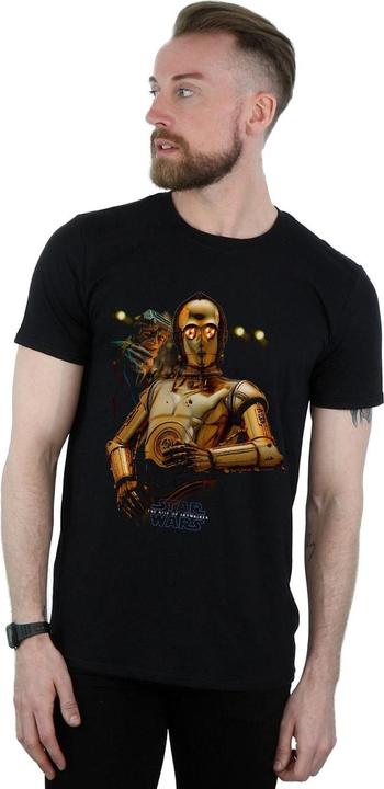 Immagine prodotto Star Wars The Rise Of Skywalker C-3PO And Babu Frik Maglietta Uomo (L)