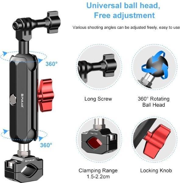 Image du produit Puluz Action Cam Mount Clamp moyen (Divers)