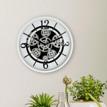 Image du produit Cepewa Roue dentée d'horloge murale, blanche, environ