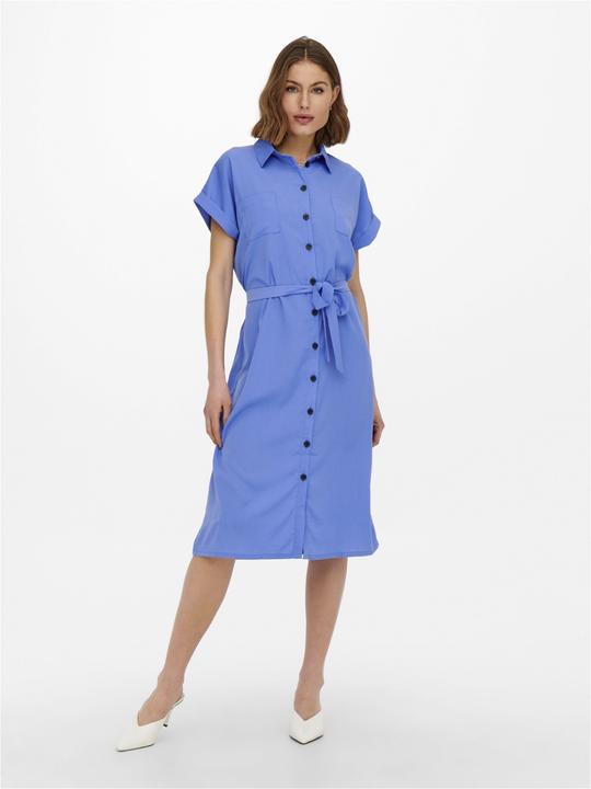 Image du produit Only Robe chemisier avec ceinture à nouer (40)