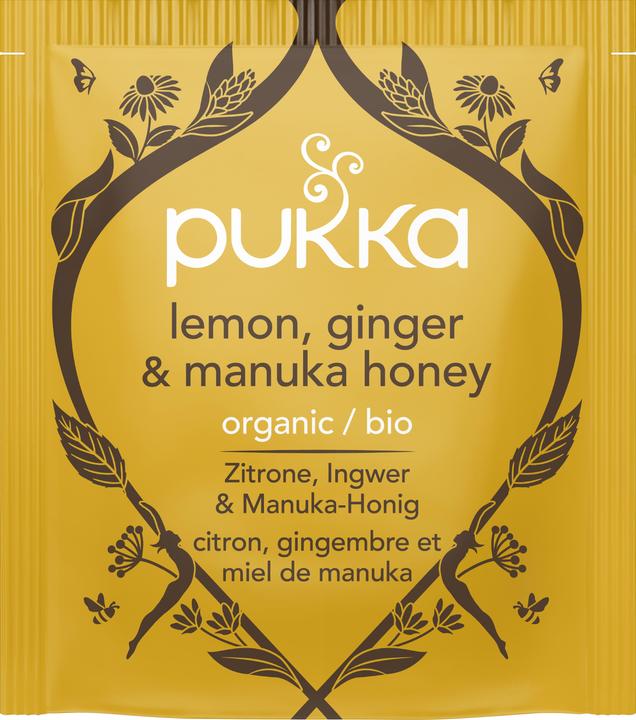 Image du produit Pukka Citron, gingembre et miel de Manuka (40 g)
