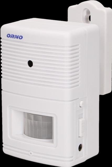 Orno MA-701 Détecteur de mouvement PIR avec signal d'alarme sonore intégré - Détecteur de mouvement (5 m)