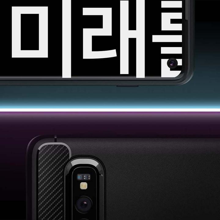 Actual product image Spigen rugged army (Samsung Galaxy S10)