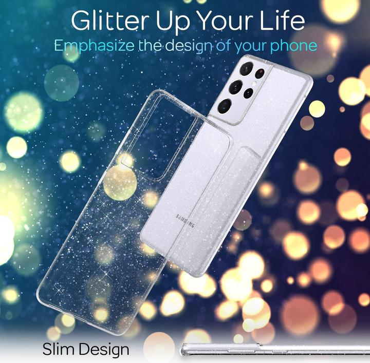 Produktbild Nalia Glitter Handyhülle (Samsung Galaxy S21 Ultra)