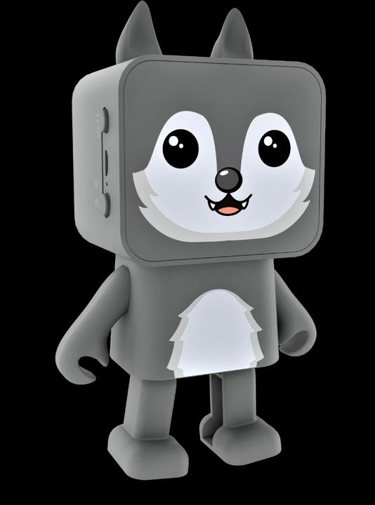 Image du produit Mobility on Board Dancing Animal speaker - Loup (4 h, Fonctionnement sur batterie)