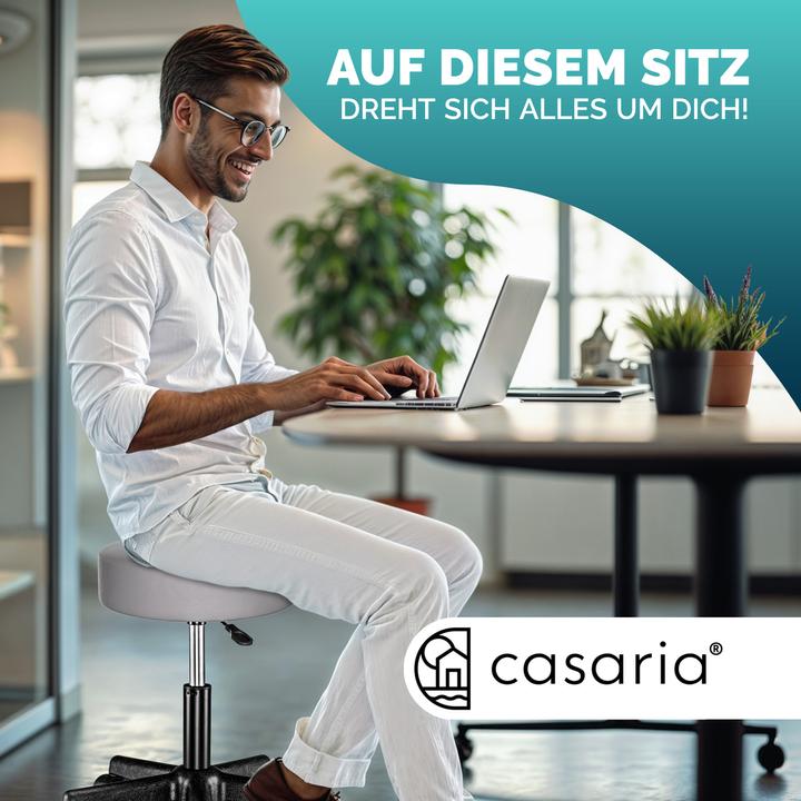 Image du produit Casaria Tabouret roulant