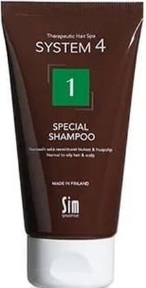 Produktbild System 4 Nr. 1 Climbazole Shampoo 75 ml (75 ml, Flüssiges Shampoo)