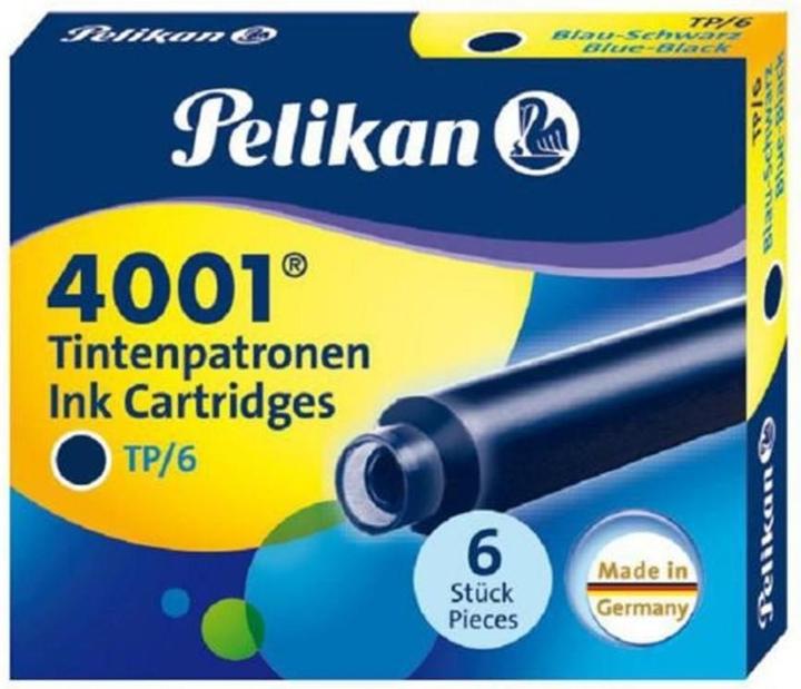 Pelikan 4001 Tp/6 (cartouches d'encre, Bleu)