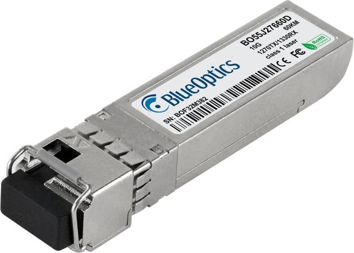 Actual product image BlueOptics Ubiquiti Networks UF-SM-10G-S-1270-60 Compatible SFP+ BO55J27660D