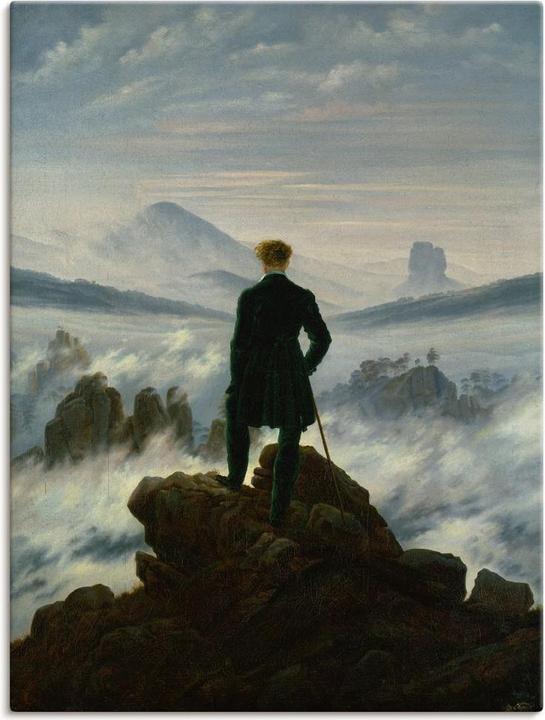 Actual product image Artland The traveller above the sea of fog. Around 1818 T6QN (45 x 60 cm)