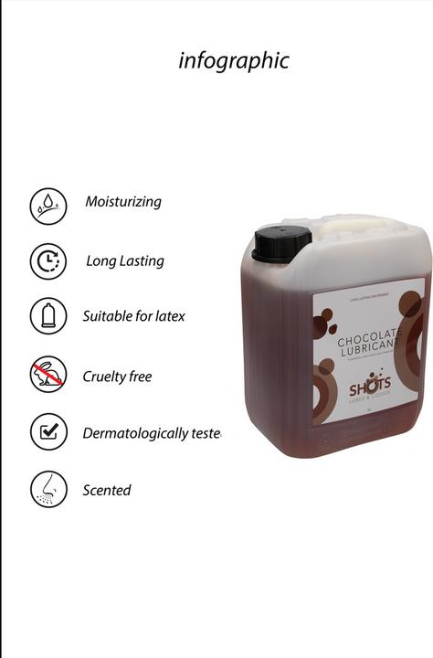 Productafbeelding Doc Johnson Chocolade glijmiddel (5000 ml)