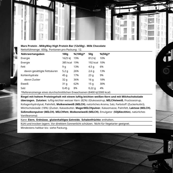 Produktbild MilkyWay HiProtein (Schokolade, 12 Stk., 600 g)