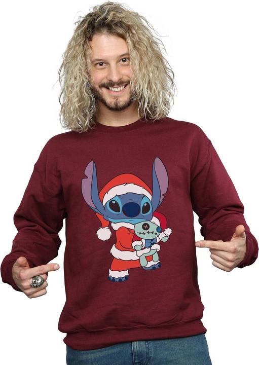 Immagine prodotto Disney Lilo And Stitch Stitch Christmas Felpa Uomo (M)