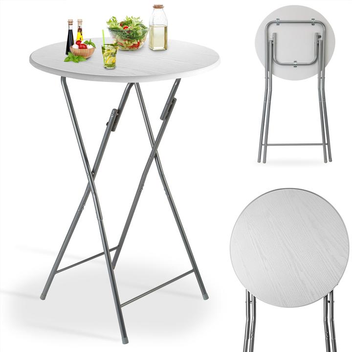 Immagine prodotto Casaria Set di 2 tavoli alti (60 x 60 x 110,5 cm)