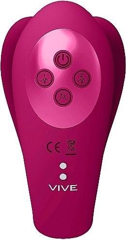 Productafbeelding Shots Yoko - Triple Action Vibrator Dubbele Pinnen met Clitorale Pulsgolf