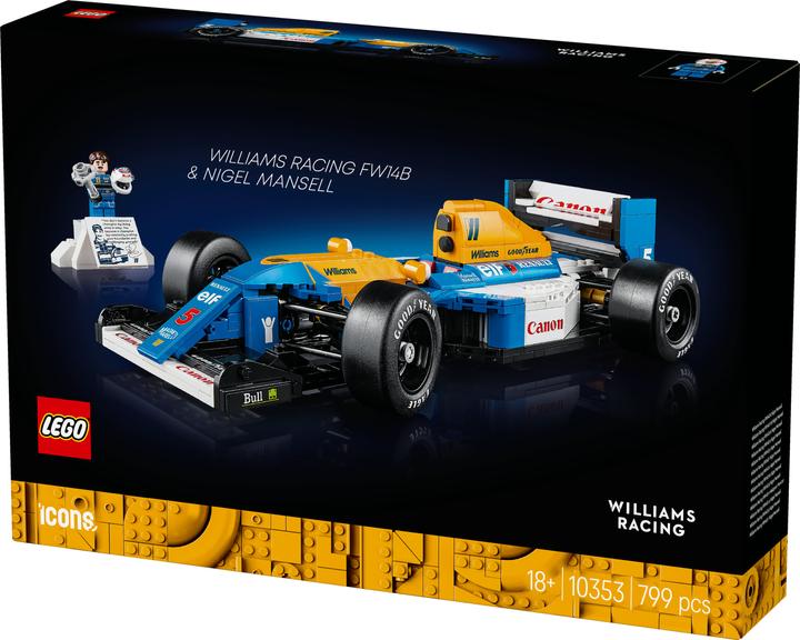 Image du produit LEGO Williams Racing FW14B mit Nigel Mansell (10353, LEGO Icons)