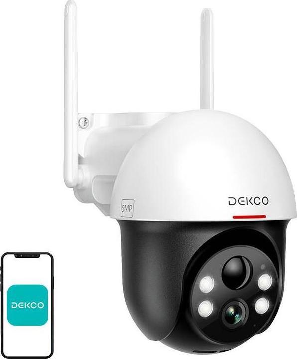 Produktbild Dekco IP Outdoor camera with solar panel DC9L (2560 x 1920 Pixels)