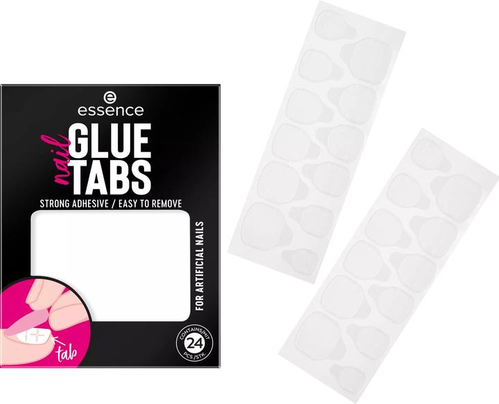 Image du produit essence Onglets de colle pour ongles 24 pièces (Ongles artificiels, Transparent)