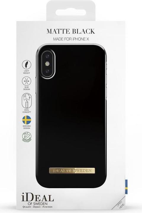 Produktbild iDeal Of Sweden Matte Black (Apple iPhone X, Apple iPhone XS)