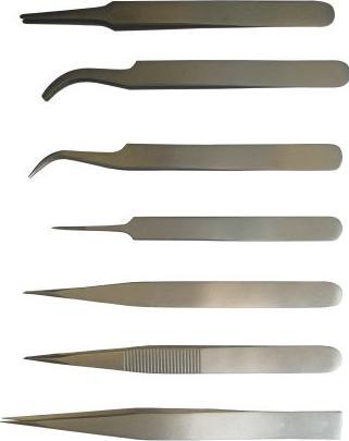 Produktbild Rs Pro KIT7T Austenitstahl Pinzettensatz, 120 mm