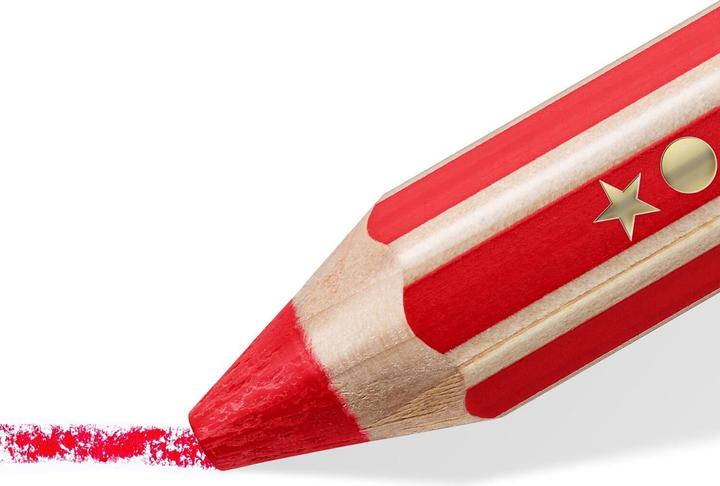 Actual product image Staedtler Noris junior 140 children's colouring pencil, single product, peach (Peach, 1 x)