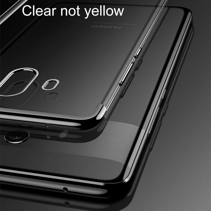 Actual product image König Design Mobile Cover Protective Case for Huawei Mate 10 Pro Transparent Silver (Mate 10 Pro)