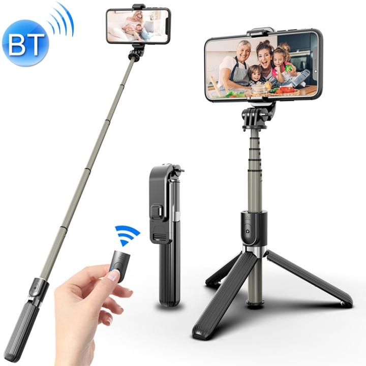 Produktbild Ueli Express Selfie Stick mit integriertem Stativ und Fernbedienung 82cm
