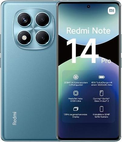 Xiaomi Redmi Note 14 Pro (512 GB, Ocean Blue, 6.67")