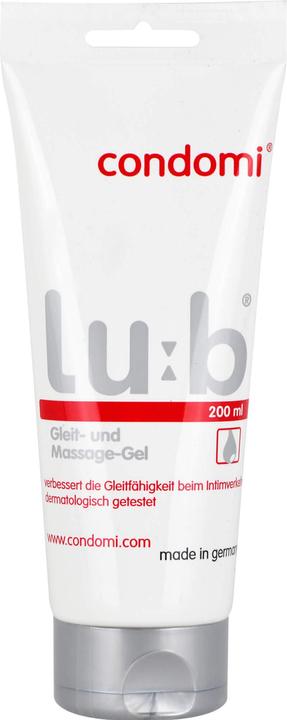 Actual product image Condomi LU:B" 200 ml highly effective lubricant gel with hyaluron (200 ml)