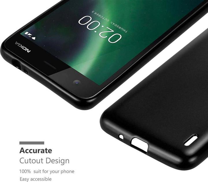 Productafbeelding Cadorabo TPU matte metalen hoes (Nokia 2)