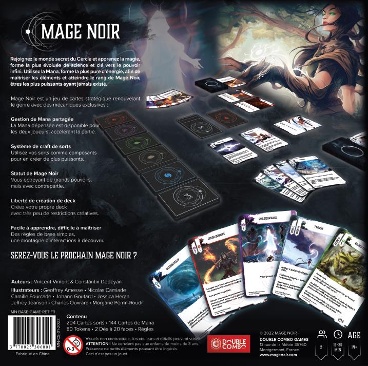 Actual product image Mage Noir Deck building (French)