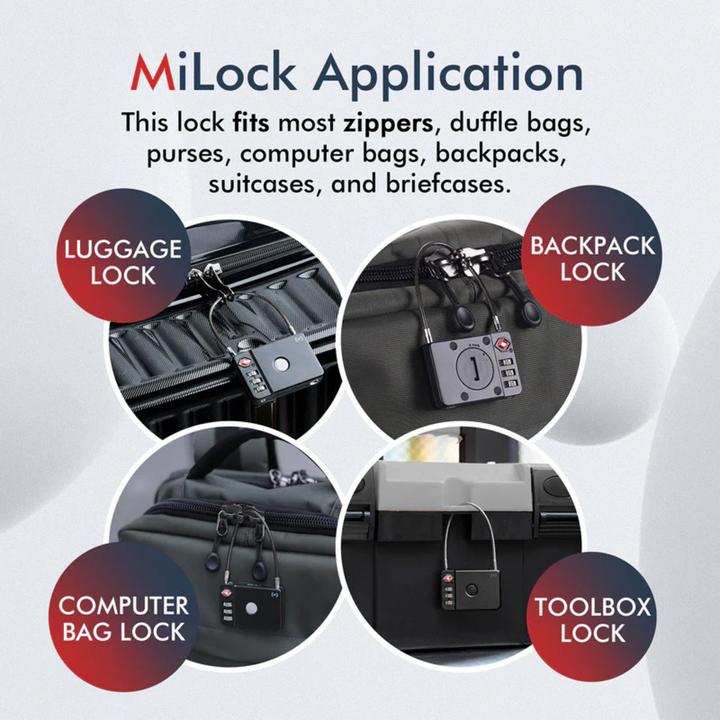 Actual product image Mili MiLock, luggage finder and lock (iOS, Apple, iPadOS)