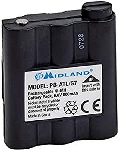 Image du produit Midland PB-ATL/G7 - Pile/accu - noir - G7 G9 - nickel-métal hydrure (NiMH) - 800 m