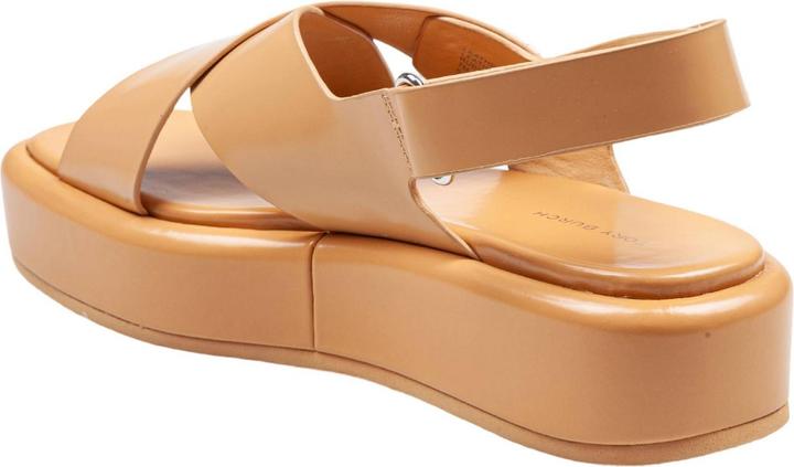 Produktbild Tory Burch t lock sandal with platform in leather color cantucci (37)