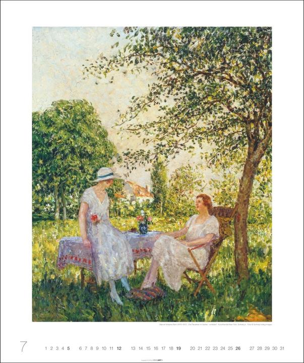 Actual product image Die schönsten Gärten des Impressionismus Edition Kalender 2026 (46 x 55 cm, German)