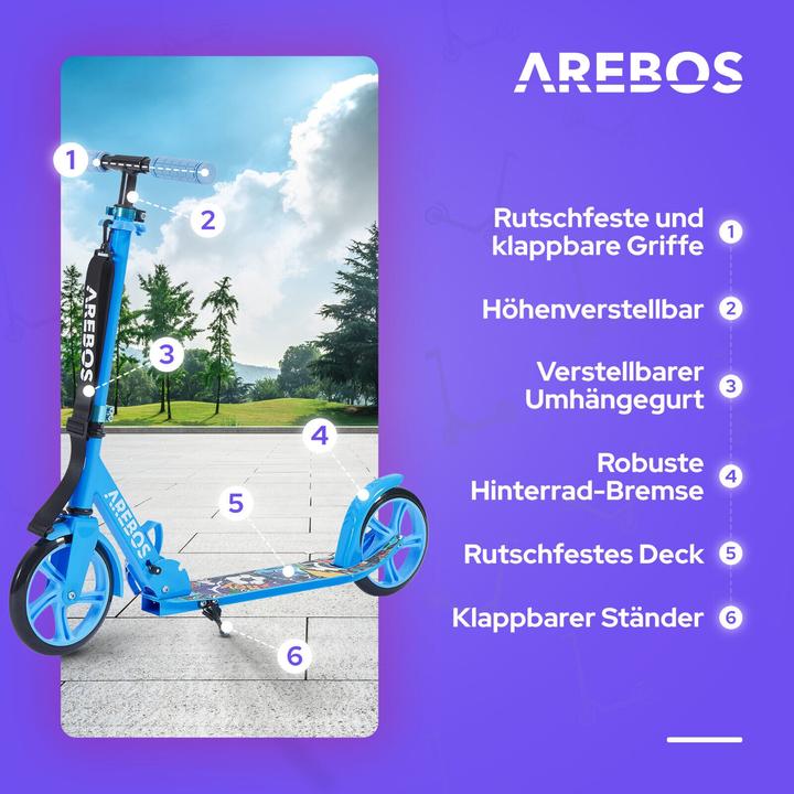 Immagine prodotto Arebos Tretroller