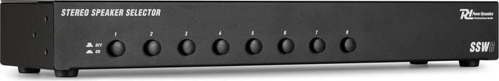 Produktbild Power Dynamics Luidspreker Schakelaar - SSW8 speaker selector voor 8 luidsprekers -