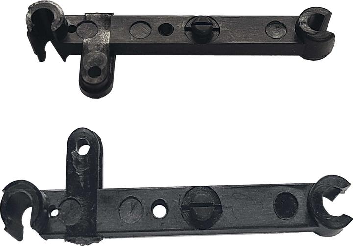 Produktbild Modellbau Lindinger Anlenkhebel schwarz für Landekklappen 1x rechts, 1x links
