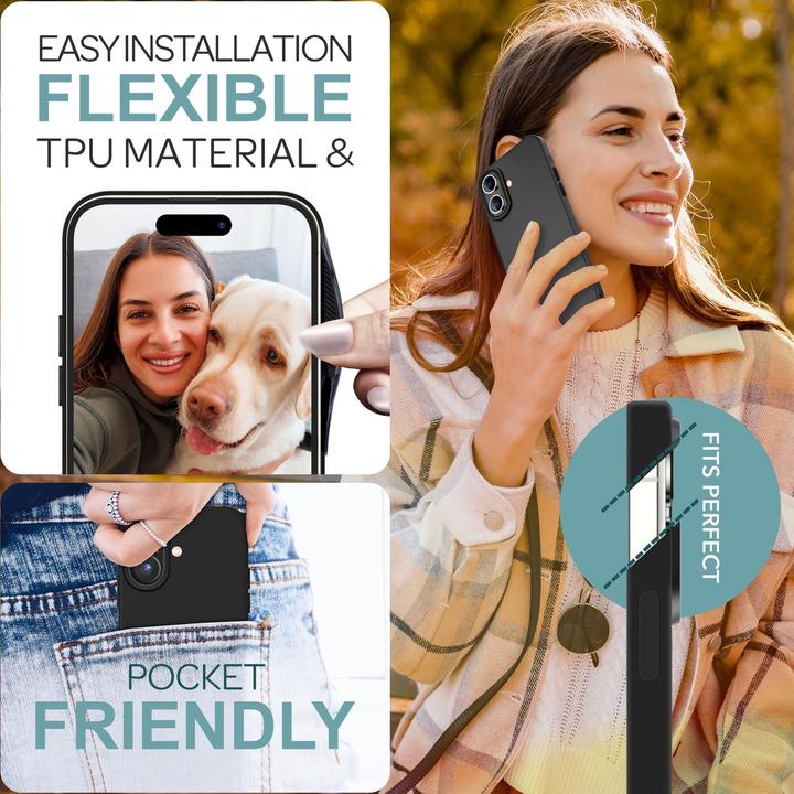 Actual product image Nalia Matt silicone cover (Apple iPhone 16)